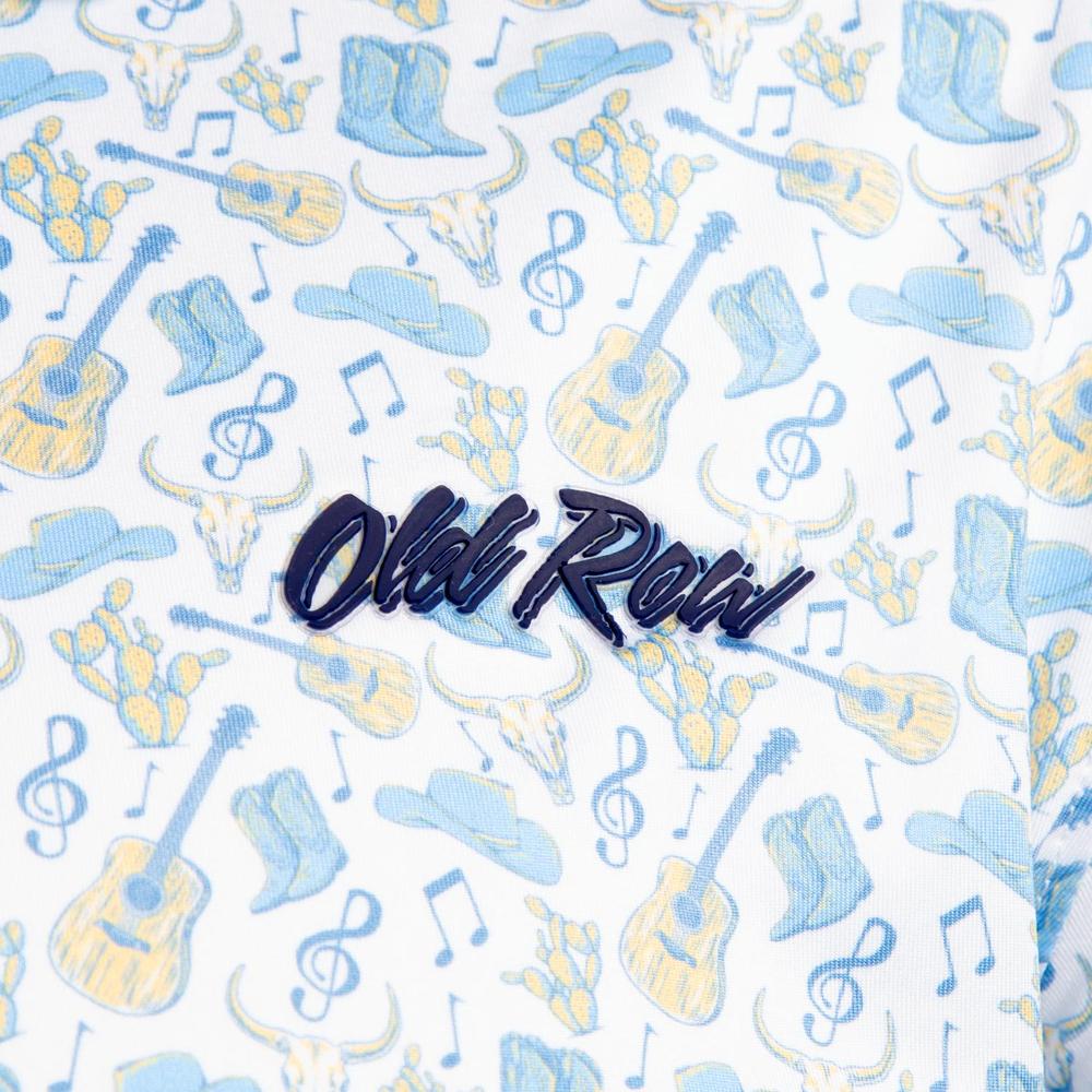 Old Row Western Cactus Polo