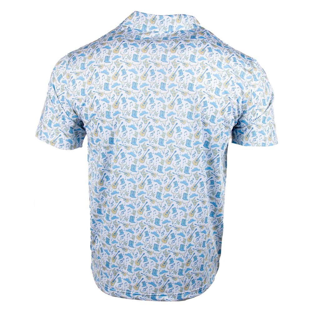 Old Row Western Cactus Polo