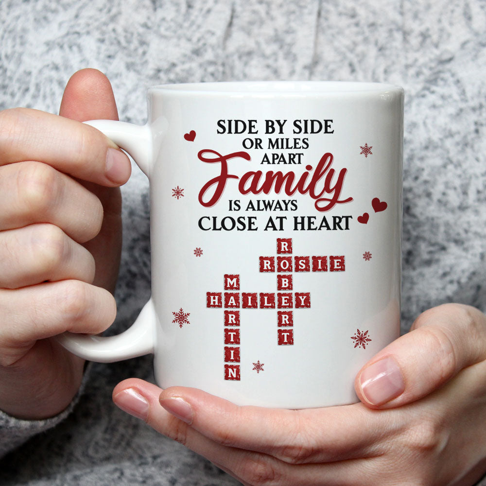 Custom Christmas & Birthday Keepsake Gift • Side By Side - Personalized Coffee Mug
