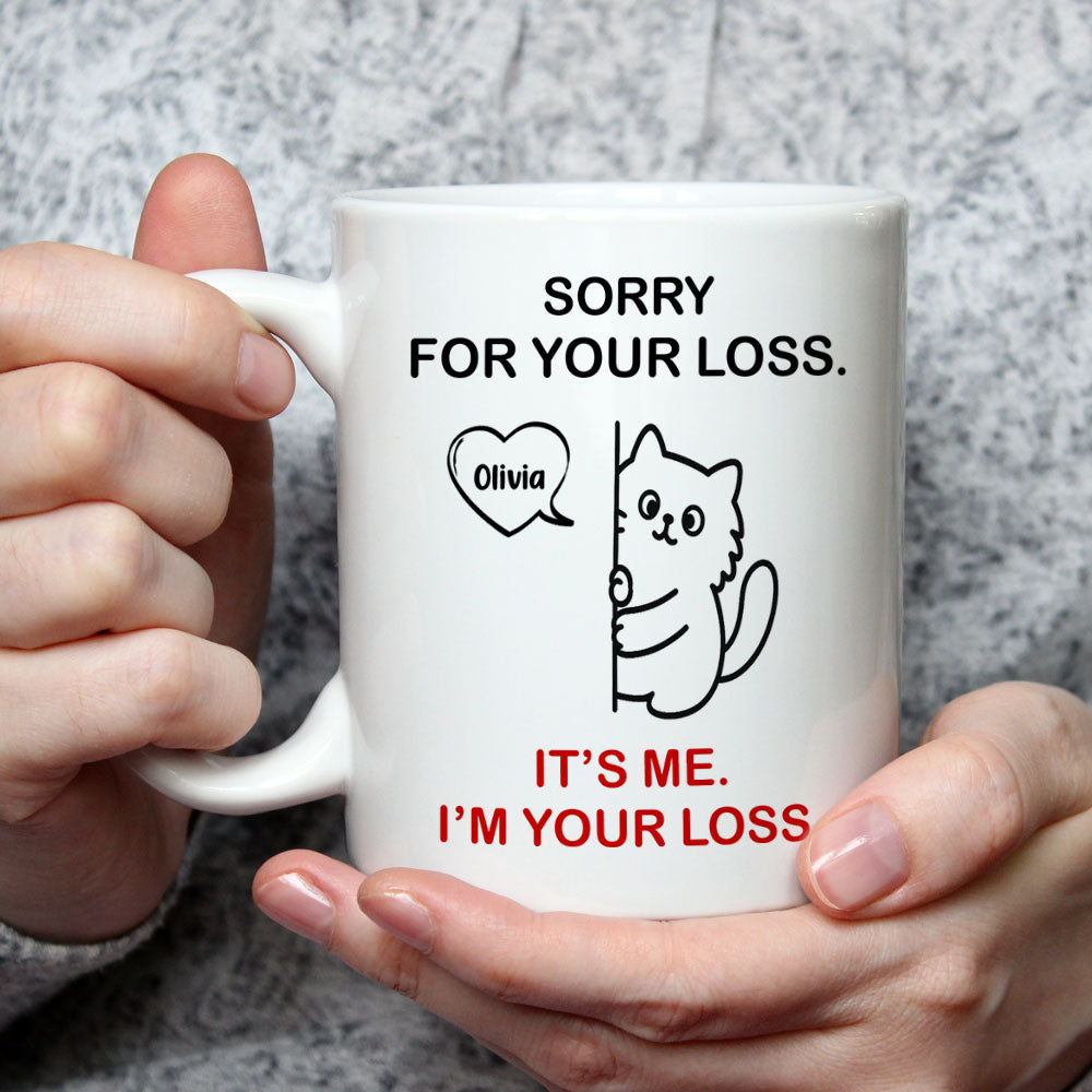 Custom Coworker, Christmas & Birthday Team Appreciation Gift • Look Who You Just Lost - Personalized Coffee Mug